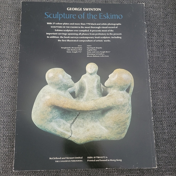 Sculpture of the Eskimo Art book by George Swinton - Picture 3 of 13